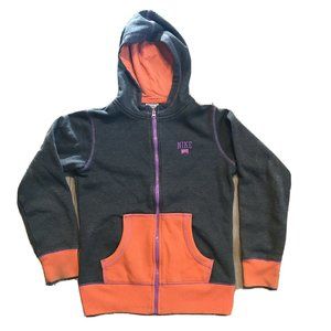Youth Girls Nike Athletic Full Zip Hoodie Size Med